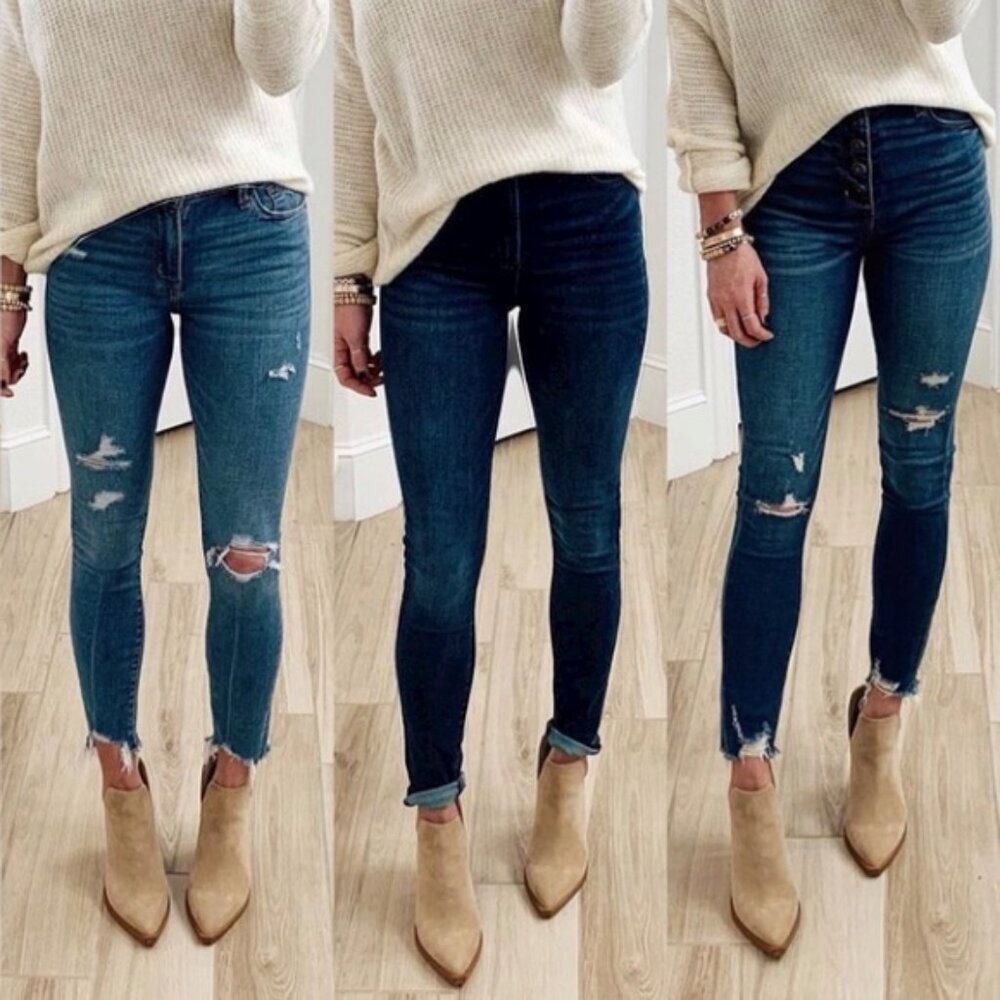 Abercrombie & Fitch  high rise skinny jeans size 26